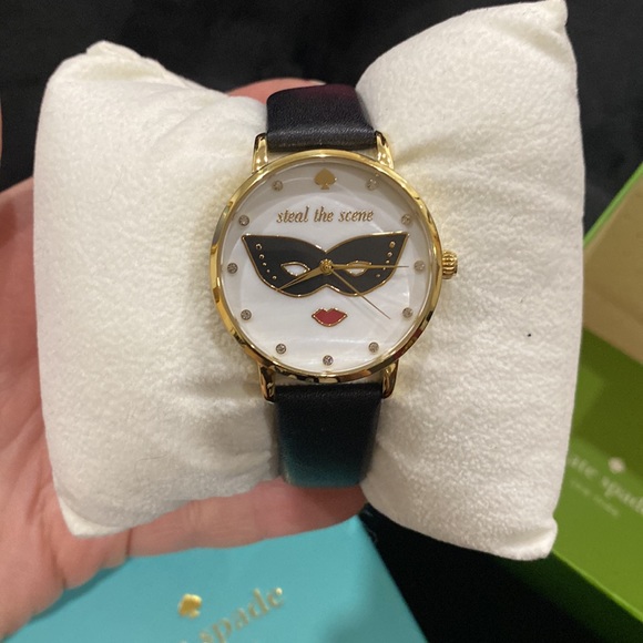KATE SPADE Metro Steal the Scene Watch LEATHER STRAP Brand NEW IN BOX - Picture 5 of 7